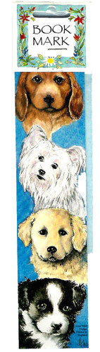 Westie dog bookmark labrador - westie,
