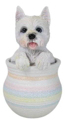 Statuina cane cucciolo west - cane,