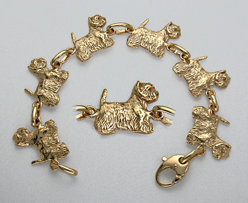 Bracciale chien westie - chien,