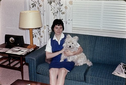 1964 kodachrome slide woman - kodachrome,