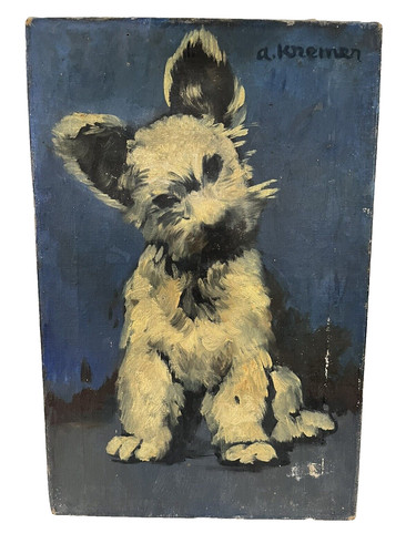 Alfred kremer olio tela - olio,