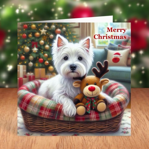 Biglietto natale per - biglietto, cani