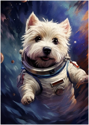 Puzzle astronaut west highland - puzzle,